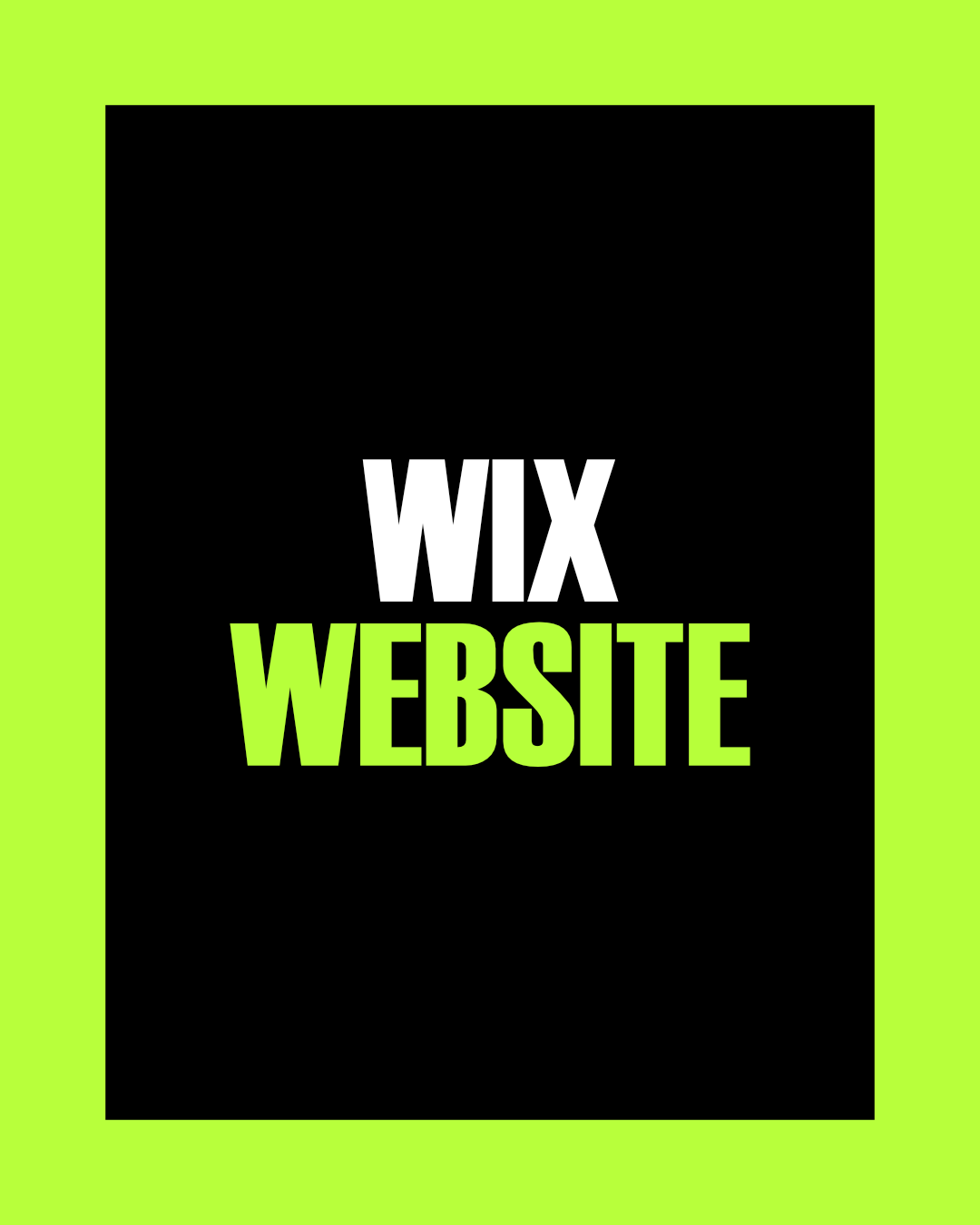 Wix Website Development